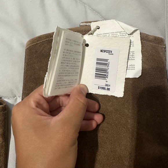 BRUNELLO CUCINELLI
Suede Monili Stiletto Riding Boots - Picture 7 of 10